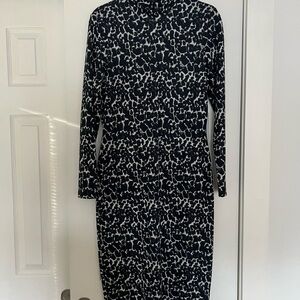 Ted Baker Monochrome Long Sleeve Dress